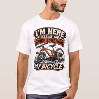 何か壊したから来たよ Tシャツ