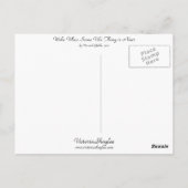 何か嫌な事が近づくと目を覚ます ポストカード (裏面)