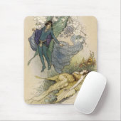 何か嫌な事が近づくと目を覚ます マウスパッド (マウス)