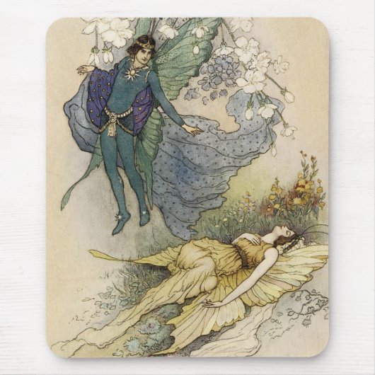 何か嫌な事が近づくと目を覚ます マウスパッド (正面)