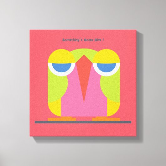 何か必要与えだ！ミケーレ・モーセが キャンバスプリント (正面)