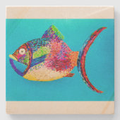 何か怪しい飲み物用コースター ストーンコースター (正面)