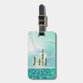 何か怪しい-フラクタルアート ラゲッジタグ (正面縦)