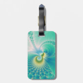 何か怪しい-フラクタルアート ラゲッジタグ (裏面縦)