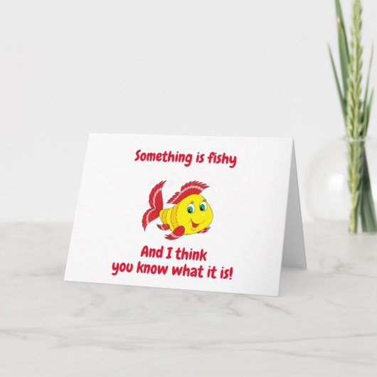 何か怪しい?君は若い札に見える カード (正面)