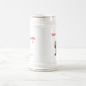 何か悪いことでも？ドギースタイン ビールジョッキ (中央)