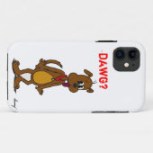 何か悪いことでも？Doggy iPhone 5ビブケース Case-Mate iPhoneケース (裏面(横))