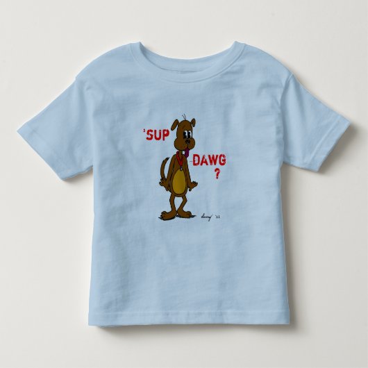 何か悪いことでも?Tシャツ トドラーTシャツ (正面)