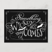 何か悪いこ来のハガキ不気味 ポストカード (正面)