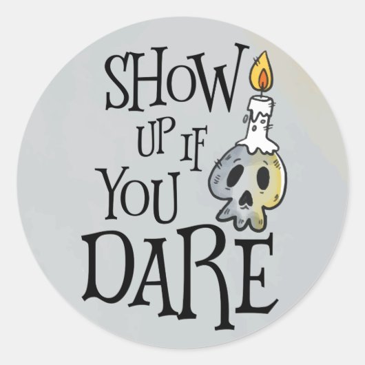 何か悪いハローウィンパーティシール ラウンドシール (正面)