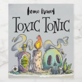 何か悪いハローウィンパーティワインラベル ワインラベル (シングルラベル)