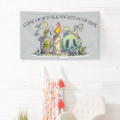 何か悪賢いハローウィンパーティの旗 横断幕 (インサイチュ)