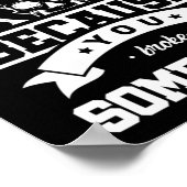 何か整備士を壊したから ポスター (角)