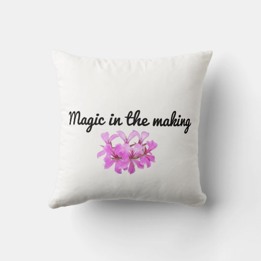 何か新しいものを開始 – 感動的装飾用クッション クッション (裏面)