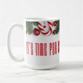 何か温まる時間だ コーヒーマグカップ (左)