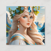 何か特別な事があってスカンジユニークに関して スクエア名刺 (正面)