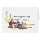 何か特別またはリフトのスピリッツのカードを発表する (正面横)