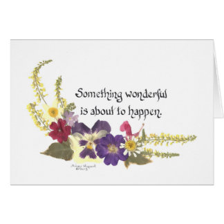 何か特別またはリフトのスピリッツのカードを発表する