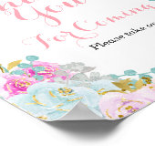 何か甘いものが醸造してくれてありがとうござ来う ポスター (角)