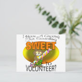 何か甘いものを渇望する ポストカード (スタンド正面)