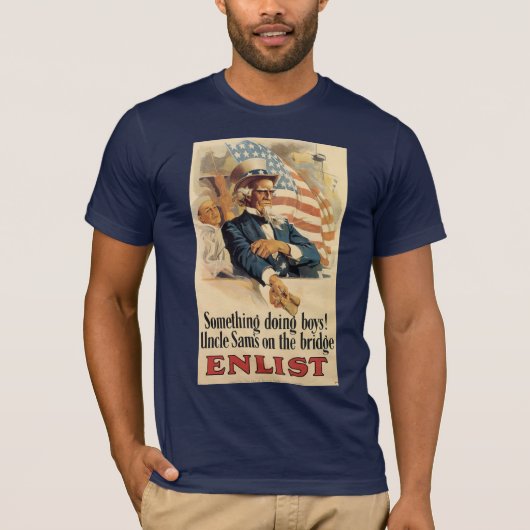 何か男の子 Tシャツ (正面)