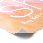 何か祈が起こるまで水色 ポスター (角)