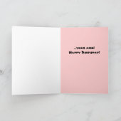 何か聞こえてたおもしろい カード (内部)