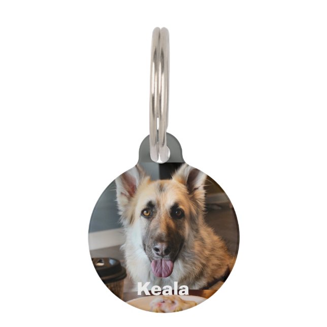 何か自分にプレゼントした？ ペット　ネームタグ (正面)