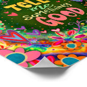 何か良いフローラ引用文 ポスター (角)