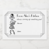 何か良い食品ラベルをかき立てる フードラベル (シングルラベル)