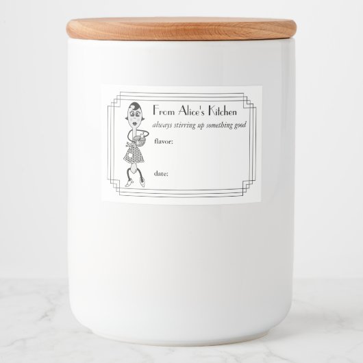 何か良い食品ラベルをかき立てる フードラベル (正面)