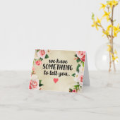 何か言いたいことがある カード (黄色い花)