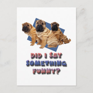 何か言ったおもしろい? ポストカード