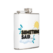 何か言った…「その瓶を下ろせ！」 聞こえたか！ フラスク (右)