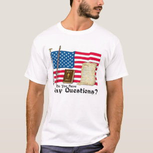 何か質問は?T-シャツ Tシャツ