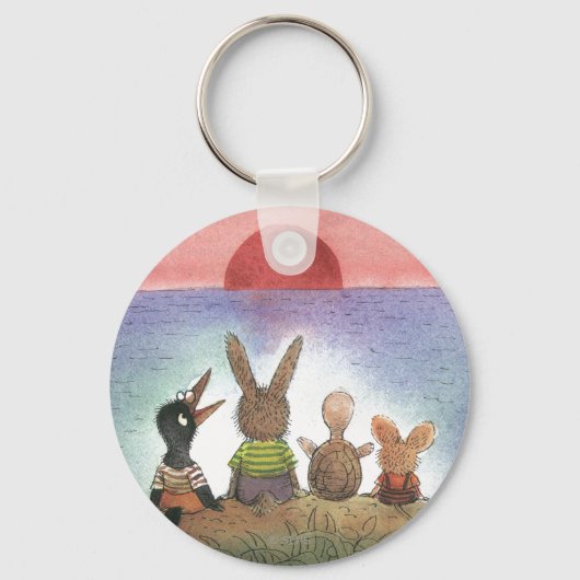 何か赤 キーホルダー (正面)