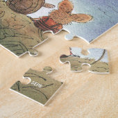 何か赤 ジグソーパズル (側面)