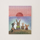 何か赤 ジグソーパズル (縦)