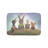 何か赤 バスマット (正面)