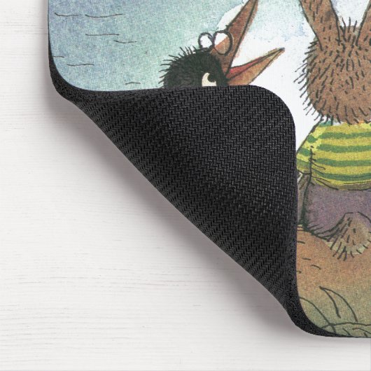 何か赤 マウスパッド (コーナー)