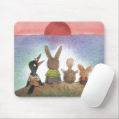 何か赤 マウスパッド (マウス)