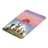 何か赤 マグネット (左側)