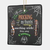 何か邪悪なもの セラミックオーナメント (左)