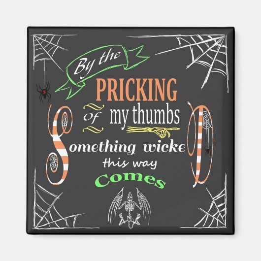 何か邪悪なもの マグネット (正面)