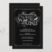 何か邪悪なハッピーハローウィンパーティの招待状 招待状 (正面/裏面)