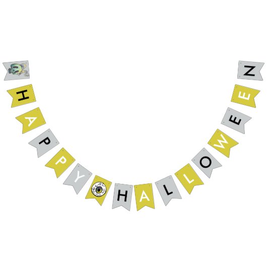 何か邪悪なハローウィンパーティ バンティングフラッグ (全)