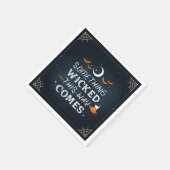 何か邪悪な方法の来パーティーナプキン スタンダードカクテルナプキン (角)