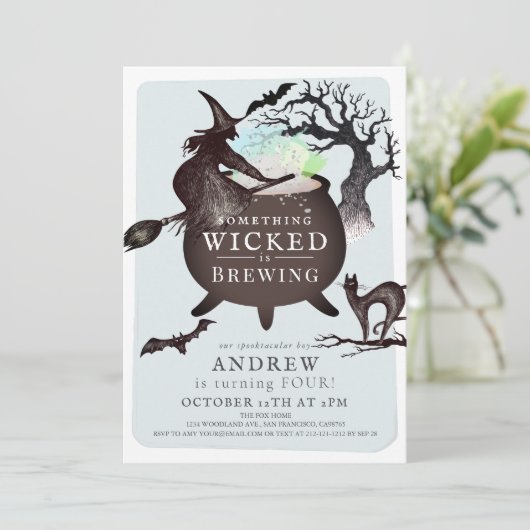 何か邪悪な醸造ハロウィーンBl誕生日 招待状 (スタンド正面)