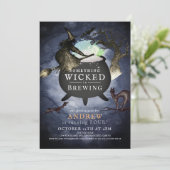 何か邪悪な醸造ハロウィーンNT誕生日 招待状 (スタンド正面)