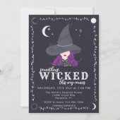 何か邪悪な魔女ハローウィンパーティ 招待状 (正面)